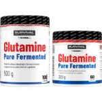 Glutamine Pure Fermented – akce 500 g + 300 g zdarma