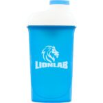 Šejkr Lionlab – 600 ml (modro-bílý)