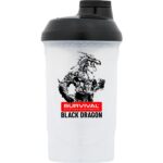 Šejkr Survival Black Dragon – 600 ml (bílo-černý)