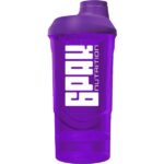 Šejkr 6Pak se zásobníkem – 500 ml (fialový)