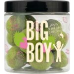 Jahody v bílé čokoládě s matchou