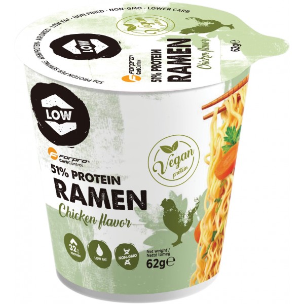 Proteinová nudlová polévka Protein Ramen ForPro® – 62 g, pálivé curry Proteinová nudlová polévka Protein Ramen ForPro® – 62 g, pálivé curry