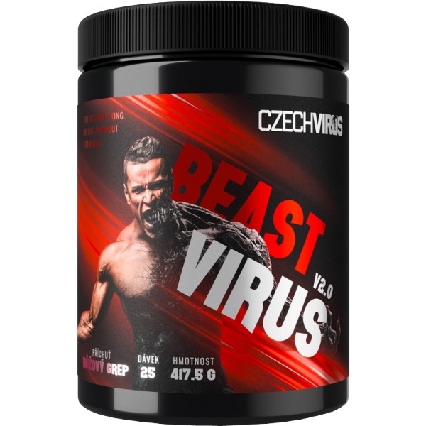 Beast Virus V2.0 – 417,5 g, růžový grep Beast Virus V2.0 – 417,5 g, růžový grep