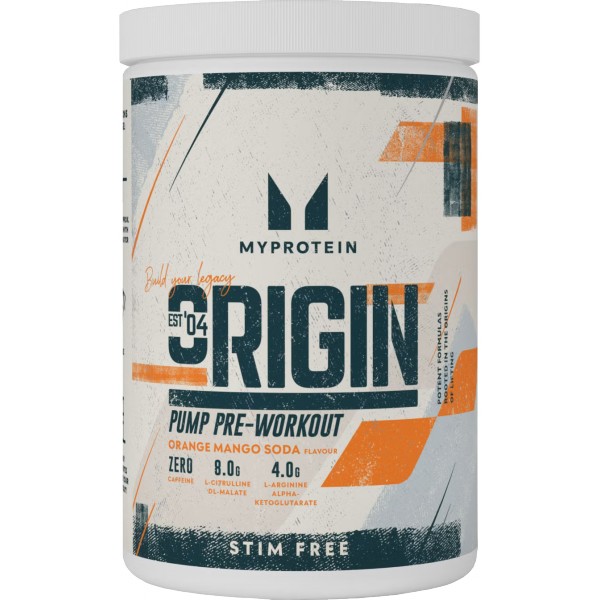 Origin Pump Pre-Workout Stim Free Origin Pump Pre-Workout Stim Free