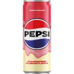 Pepsi Cream Strawberry Zero Sugar